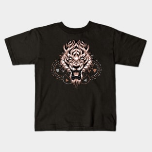 tiger mask head Kids T-Shirt